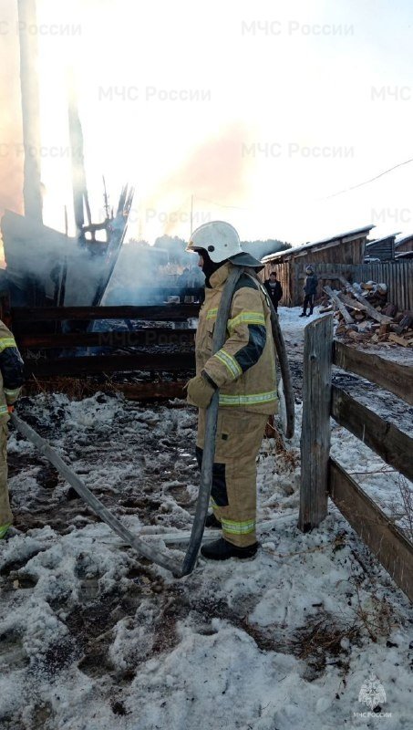 Пожар в Тулунском районе