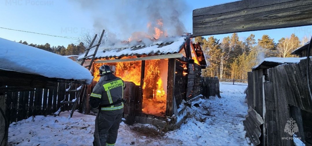 Пожар в Тулунском районе