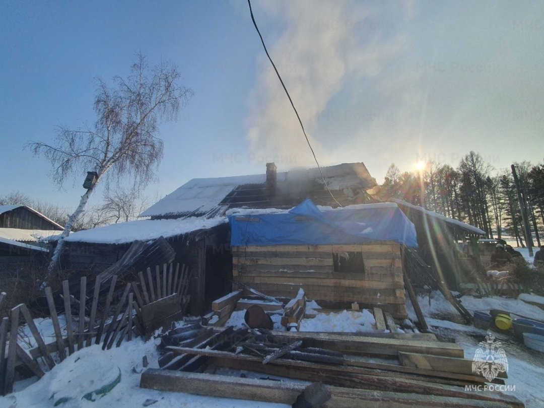 Пожар в Тулунском районе